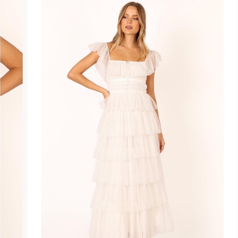 Petal & Pup White Maxi Dress